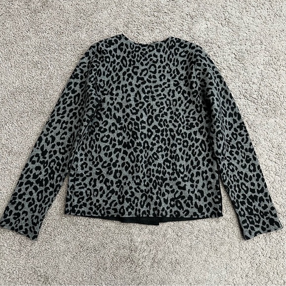 Jones New York Womens Size XS Wool Blend Leopard Print Jacket Blazer - Picture 10 of 11